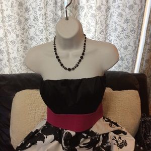 SPEECHLESS Mini Dress Black White Floral SIZE 3